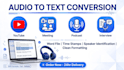do accurate transcription and PDF to word typing