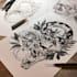 draw amazing tattoo design, traditional tattoo