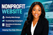 design nonprofit website, charity and donation website