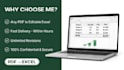 convert PDF to excel and scanned PDF to excel accurately