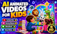create ai animated videos for kids