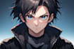 draw manga character, anime character illustration