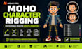 rig character in moho for cutout animation