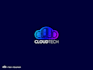 create modern tech, cybersecurity, and startup logo