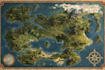 illustrate medieval fantasy and sci fi maps