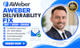 fix aweber dkim spf aweber spam issue aweber email deliverability