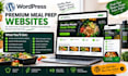 design a professional meal prep website, meal prep ecommerce website