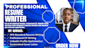 create a professional resume, CV, and linkedin profile