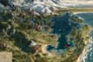 draw an fantasy map illustration isometric map
