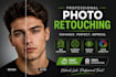 do professional photo or portrait retouching for you