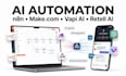 setup n8n make com ai automation with API, vapi and retell ai