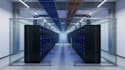 design realistic 3d ai data center model, 3d realistic render dc white space