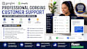 gorgias customer support agent, shopify support, email support, live chat