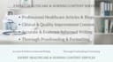 write professional healthcare articles and nursing content