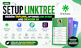 setup linktree , design taplink , optimize link in bio ,design beacons ai