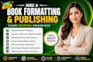 do book formatting, paperback formatting, kindle formatting, publishing