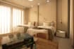 design luxury hotel interior and photorealistic visualization