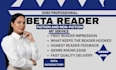 review your manuscript with plot analysis and character development