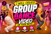 create group dance video on your music