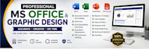 microsoft word, excel, powerpoint, PDF, and graphic design
