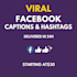 write viral instagram captions and hashtags
