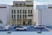 detailed cgi residential complex render,rooftop solar panel,site building tower