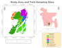 create a professional study area map for your research paper