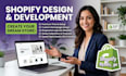 design and develop a responsive shopify store or website