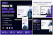 convert figma to responsive HTML CSS bootstrap website