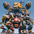 do anime style mecha robot illustrations