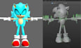 create a custom 3d sonic character model and import it into sonic games