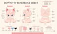 create a professional plush character reference sheet