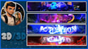 design a professional youtube and twitch banner