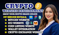 create crypto website, crypto token website, meme coin and ico presale website
