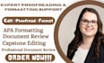 professionally edit your research proposal and capstone project