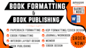 book formatting paperback ebook formatting interior layout design bookpublishing