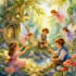 create whimsical illustrations for your children book illustration