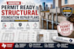 provide houston permit ready structural foundation repair plans