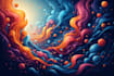 create unique digital abstract art