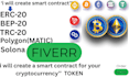 create crypto token with smart contract,,bep20,erc20