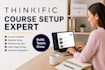 build your custom thinkific website and course pages