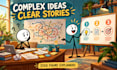create 2d stickman animation for educational explainer videos