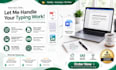do typing and data entry
