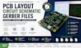 do pcb layout, pcb design, circuit schematic and gerber files