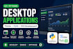 develop python gui and desktop applications using tkinter and pyqt