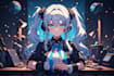 draw live2d anime character for vtuber