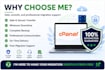do website migration, cpanel setup, and hosting transfer