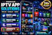 create your white label iptv app with admin panel and multi dns