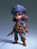 draw 2d game character illustration