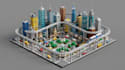 create custom lego moc 3d lego model digital city build and instructions